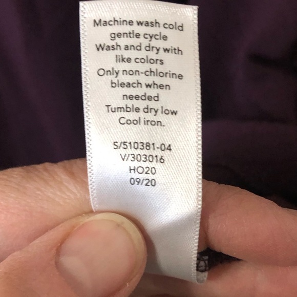 Athleta Ethereal Brushed Funnel Neck Asymmetrical Hem in Spiced Cabernet - Small - Picture 7 of 7